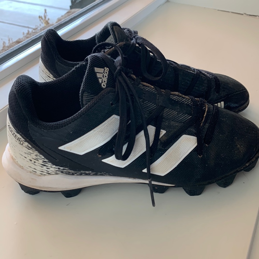 Adidas Boys Baseball Cleats size 4 Adizero.